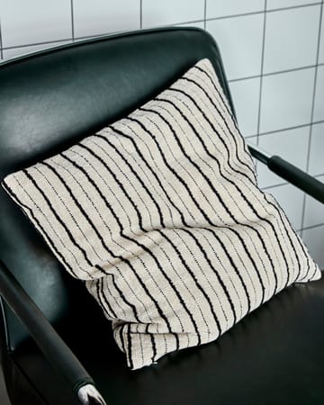 Poszewka na poduszkę Lines 50x50 cm - Czarny-off-white - House Doctor