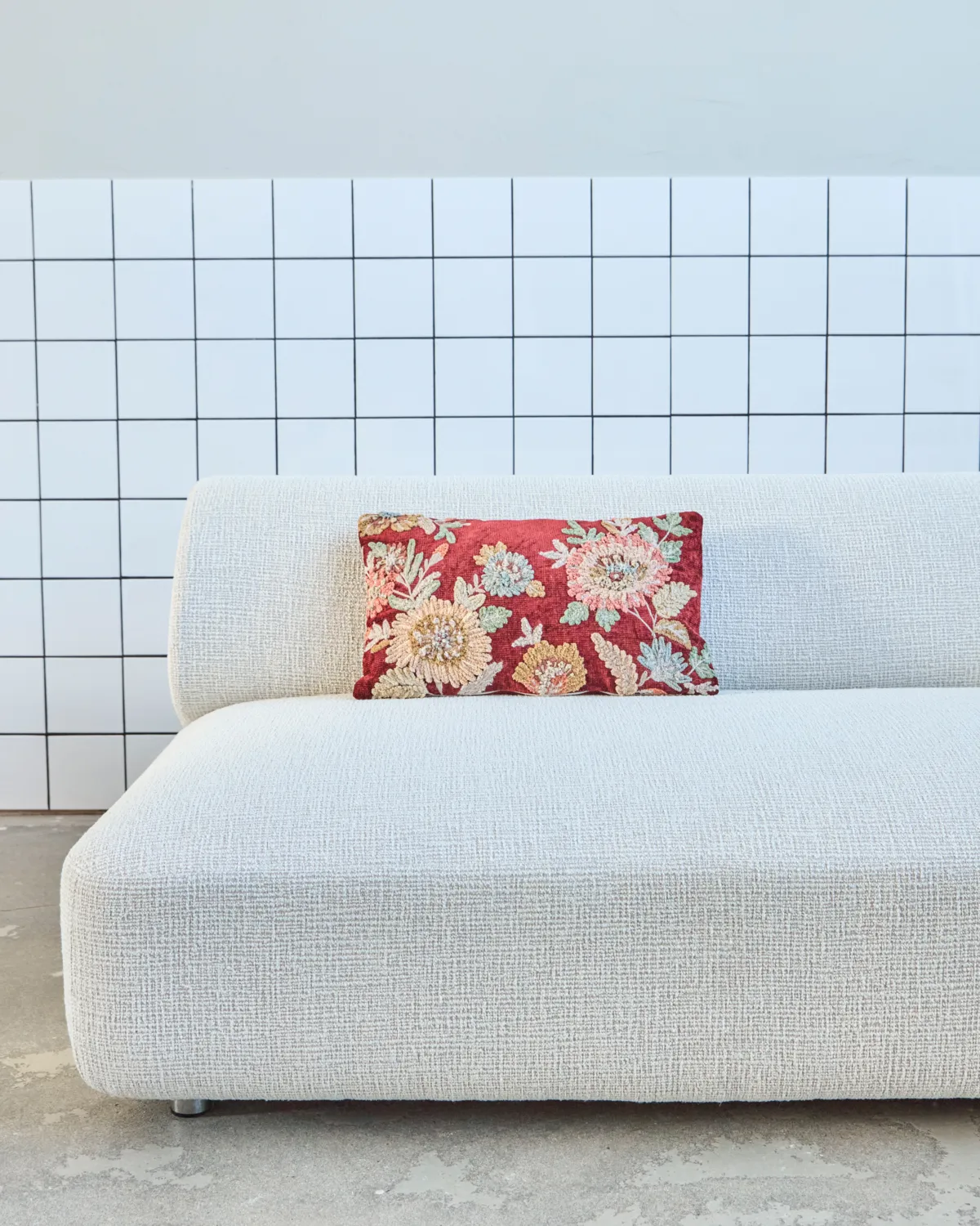 Poszewka na poduszkę Nica, Czerwono-różowa, 30×50 cm House Doctor