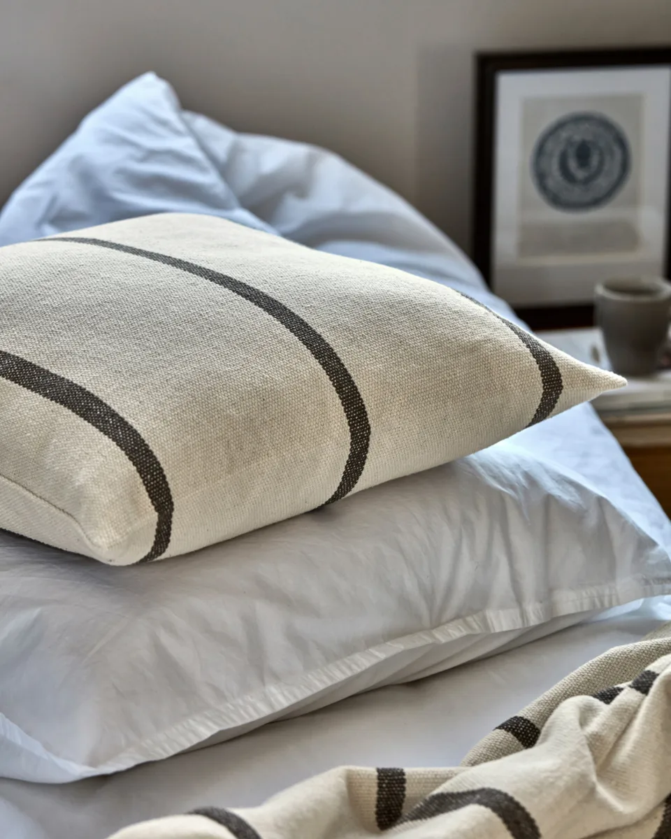 Poszewka na poduszkę Nula 50x50 cm, Ciemnobrązowy House Doctor