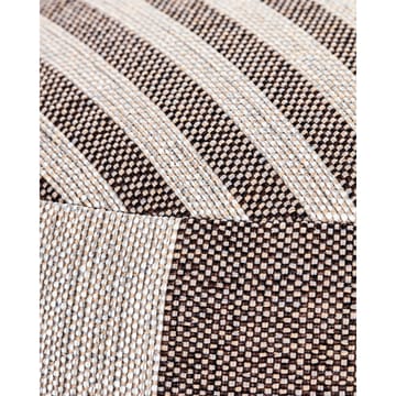 Puf Alfo 40xØ60 cm - Brązowo-biały - House Doctor