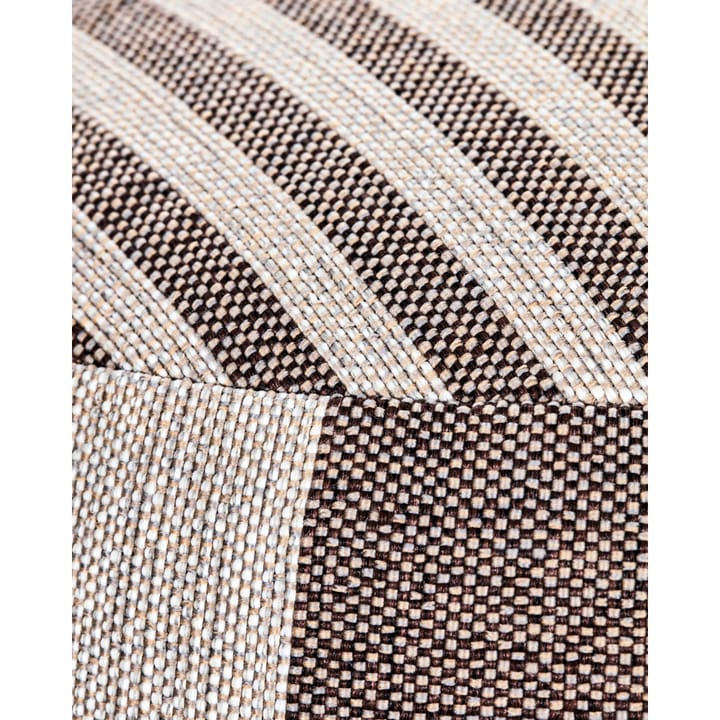 Puf Alfo 40xØ60 cm, Brązowo-biały House Doctor