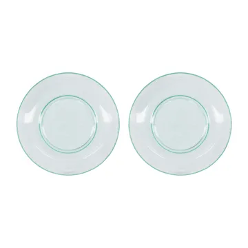 Rain półmisek Ø21 cm 2-pak - Przezroczysty - House Doctor