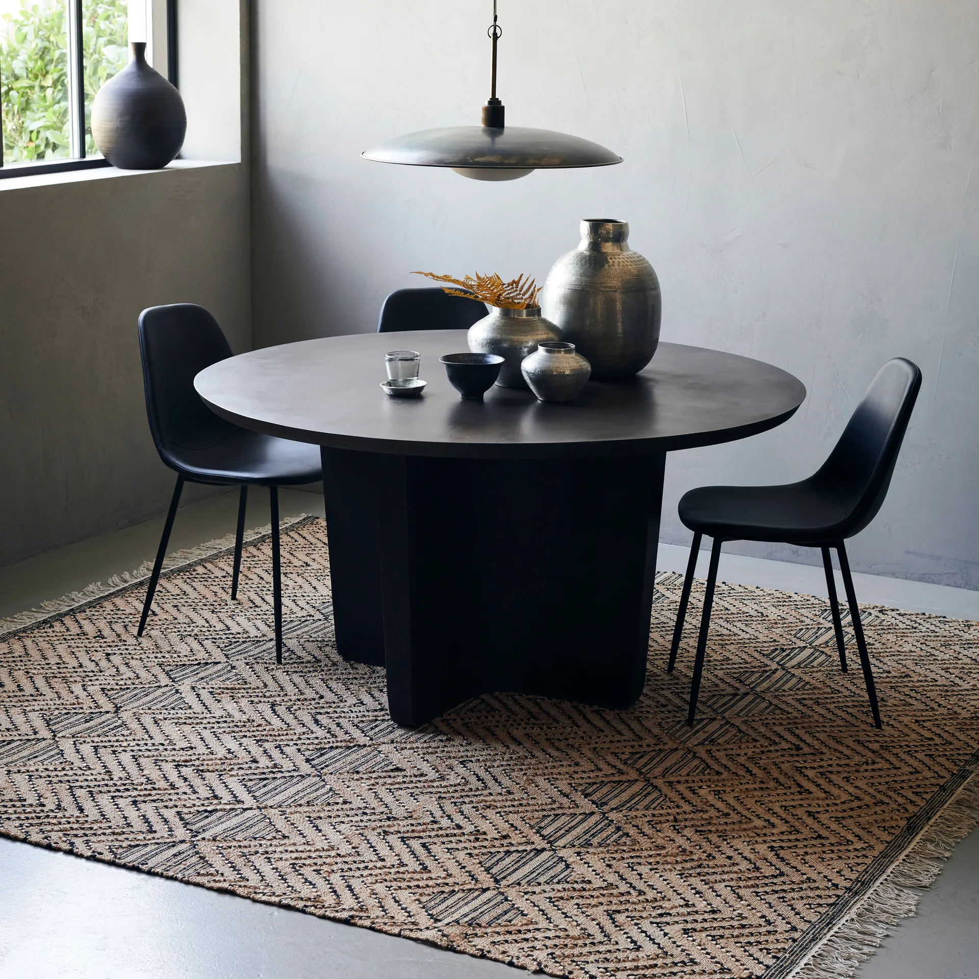 Ranjar dywan 250x250 cm, brązowy House Doctor