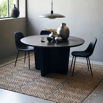 Ranjar dywan 250x250 cm - brązowy - House Doctor