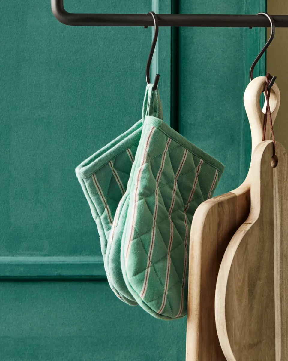 Rękawica kuchenna Chef 14x24 cm 2 szt., Zielony House Doctor