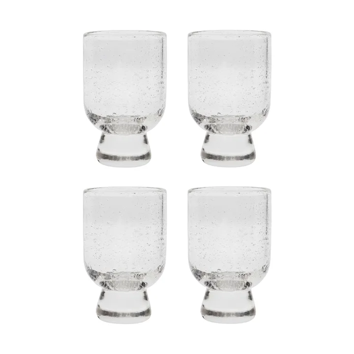 Rich kieliszek na nóżce 230 ml, 4‑pak - Przezroczysty - House Doctor
