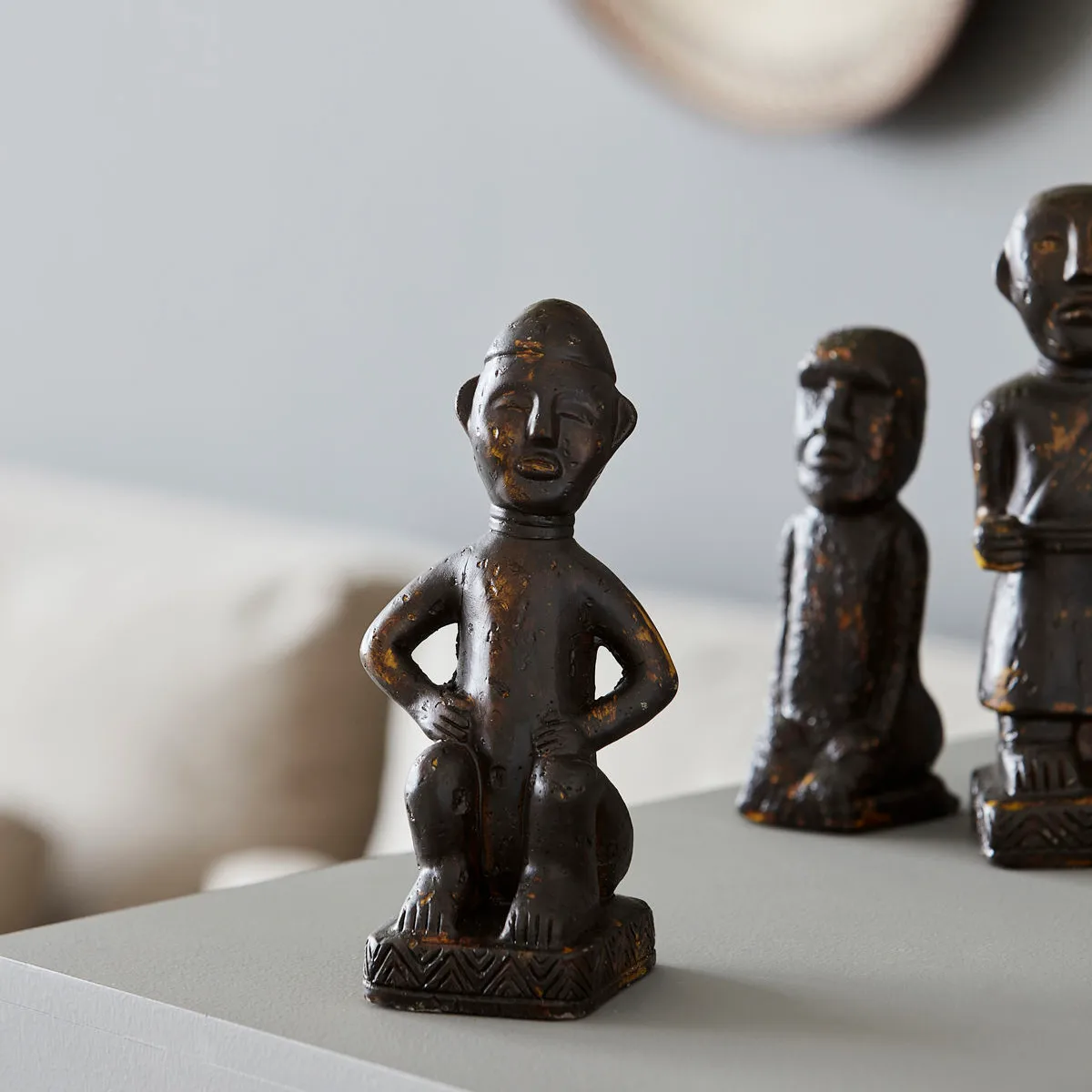 Rzeźba figuralna 19 cm, Czarny House Doctor