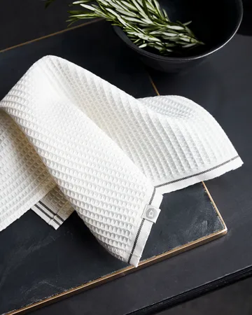 Ściereczka do naczyń Waffle 30x30 cm 2-pak - Szary - House Doctor