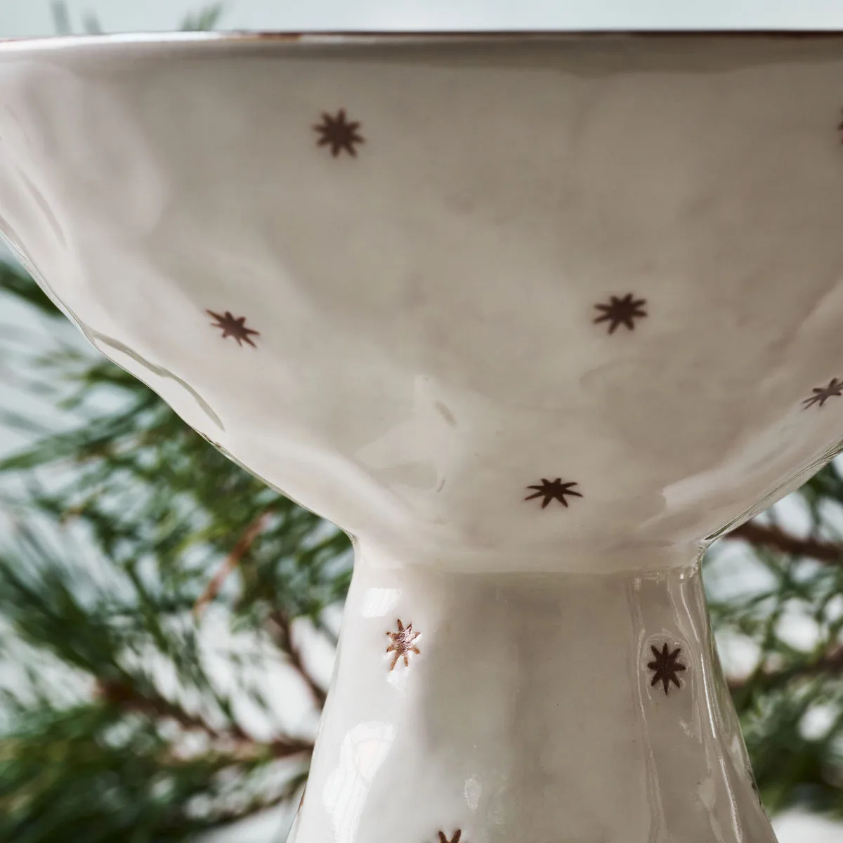 Starry stojak na ciasto Ø15 cm, Biały House Doctor