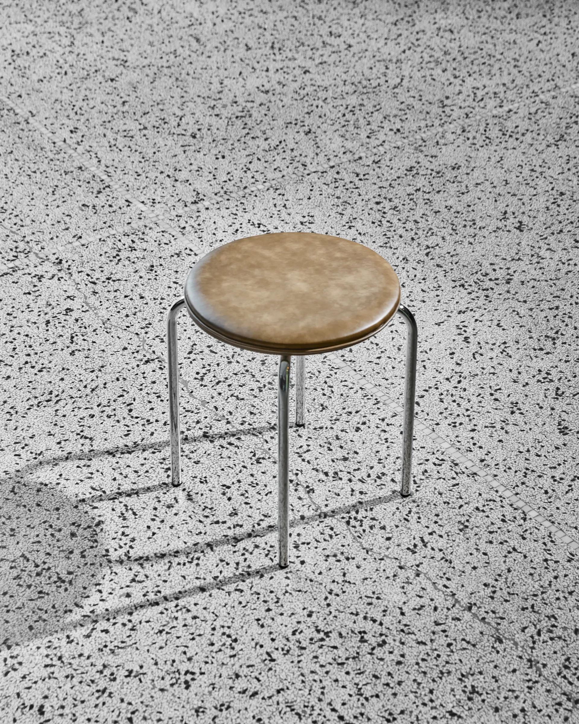 Stołek Comma, Khaki House Doctor