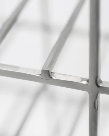 Stojak na wino House Doctor, 24 butelki 41x67 cm - Srebrne wykończenie - House Doctor