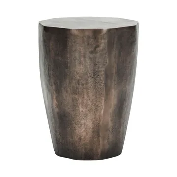 Stolik boczny Meta Ø33 cm - Antyczny mosiądz - House Doctor