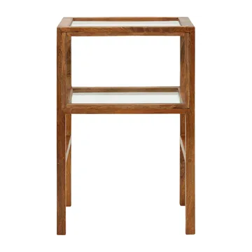 Stolik boczny Montre 28x38 cm - Brązowy postarzany - House Doctor