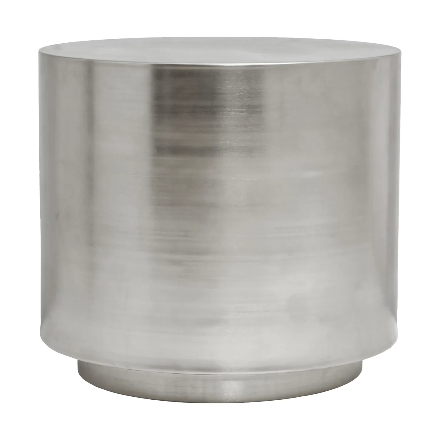 Stolik boczny Step, Srebrne wykończenie, szczotkowane House Doctor