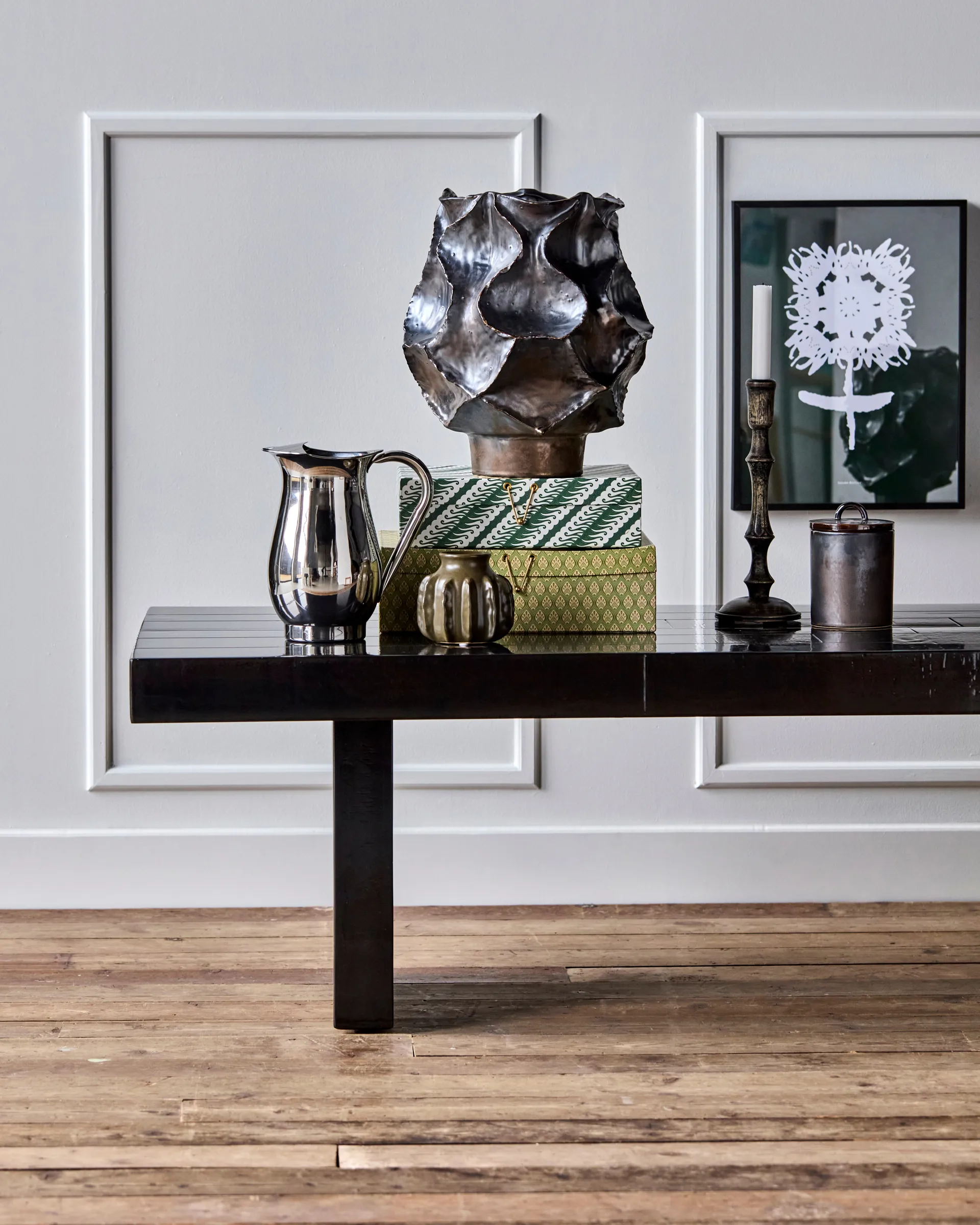 Stolik kawowy Brick 150x60x44 cm, Czarny House Doctor