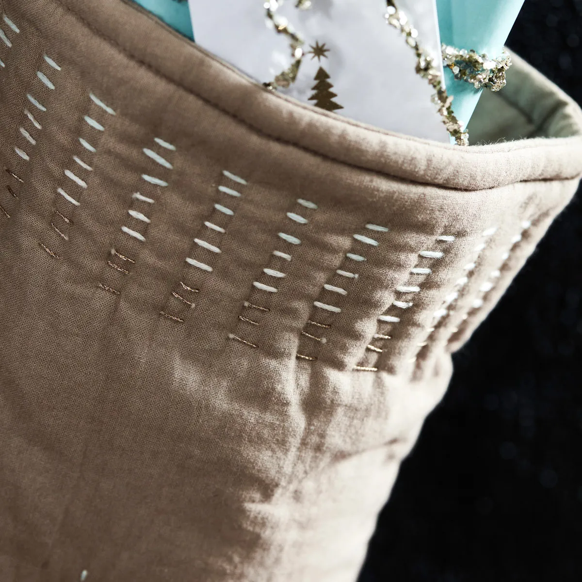 Świąteczna skarpeta Tradition, Szary House Doctor