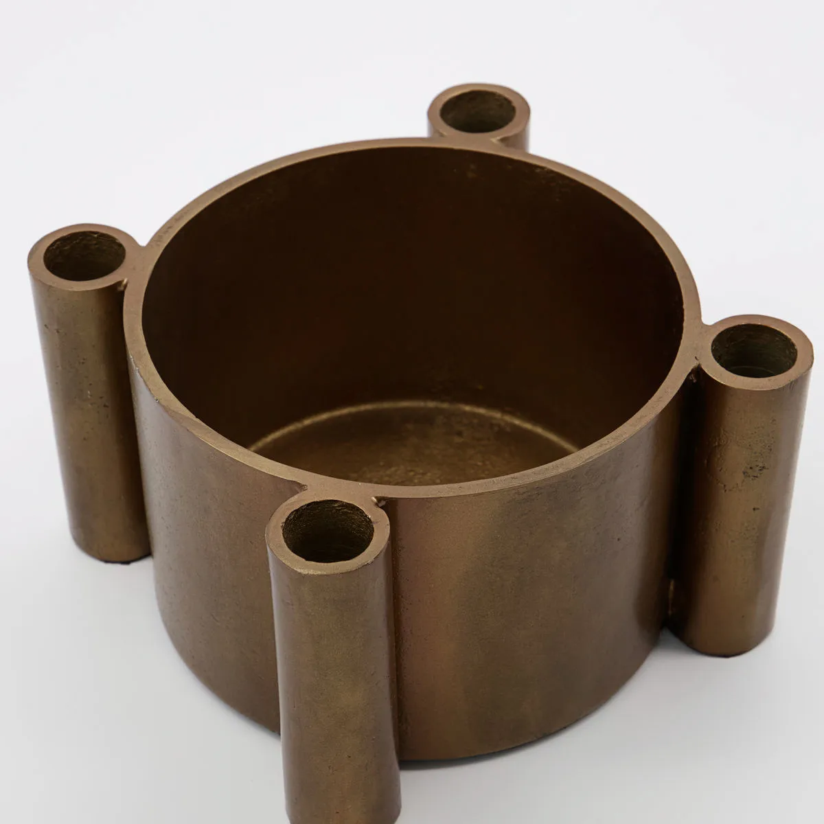 Świecznik adwentowy Four, Mosiądz postarzany House Doctor