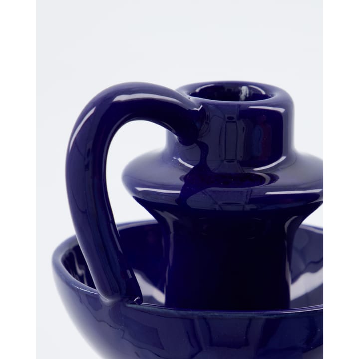 Świecznik Diva 14 cm, Niebieski House Doctor
