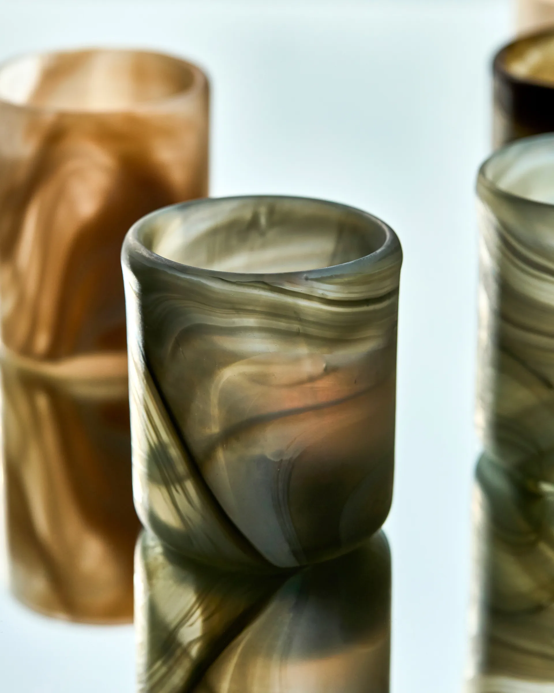 Świecznik Kae Ø7x8 cm, Szary House Doctor