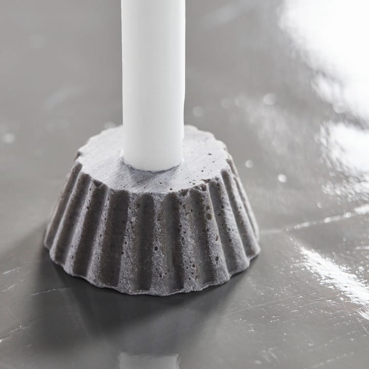 Świecznik Mold Bake Ø5 cm, Szary House Doctor