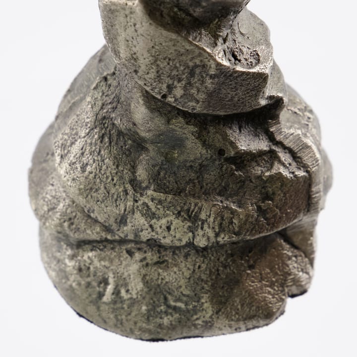 Świecznik Raku, antyczne srebro, 25 cm House Doctor
