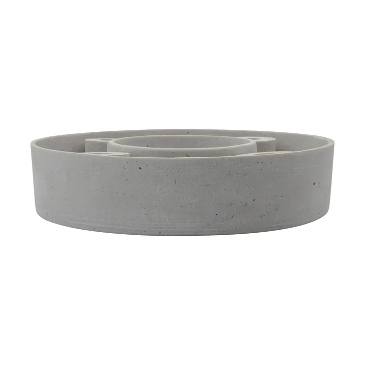 Świecznik The Ring adwentowy Ø26 cm - Grey - House Doctor
