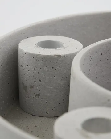 Świecznik The Ring - Grey - House Doctor