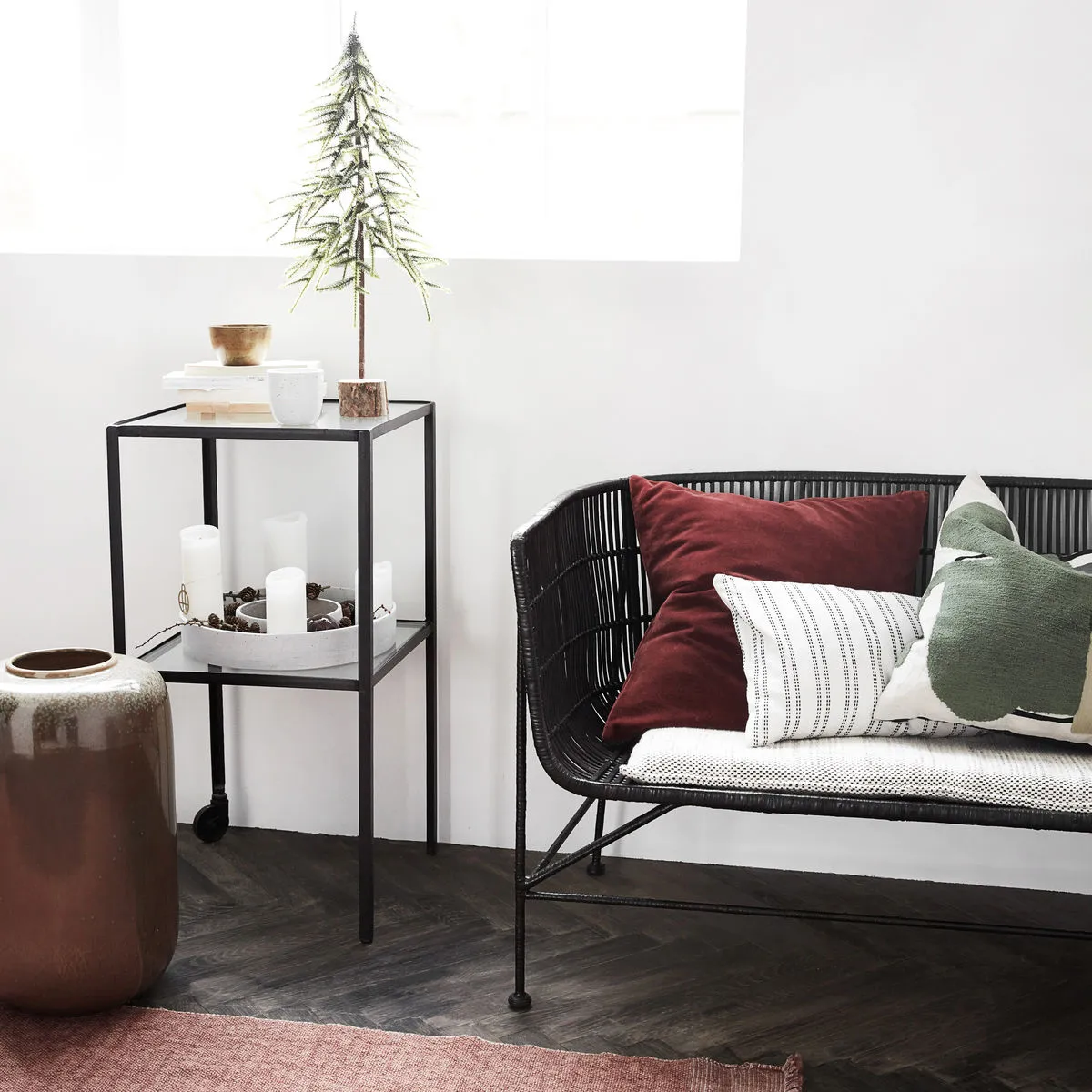 Świecznik The Ring na świece blokowe, Beton House Doctor