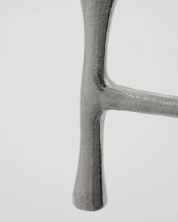 Świecznik Tristy 20 cm - Srebrne wykończenie - House Doctor