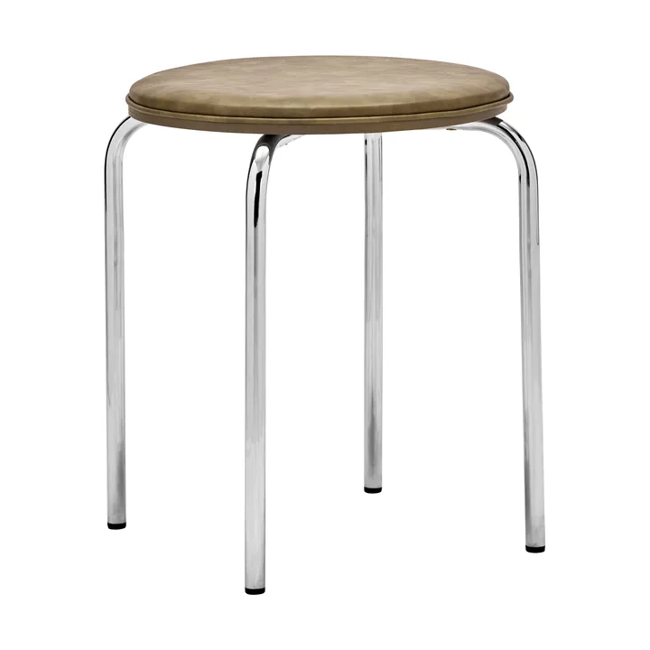 Taboret okrągły Comma - Khaki, Ø37x45 cm - House Doctor