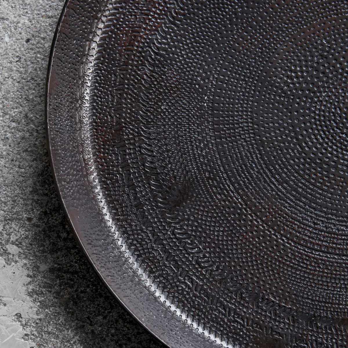 Taca Jhansi Ø24 cm, Brązowy House Doctor