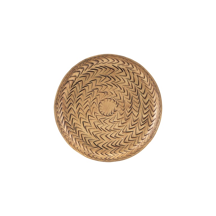 Taca rattanowa wykończenie mosiężne, 12 cm House Doctor
