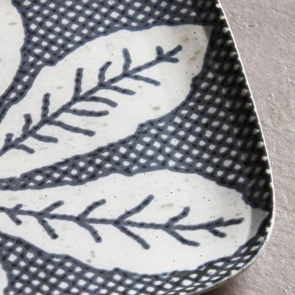 Talerz Chestnut 21,6 cm, Szaro-niebieski House Doctor