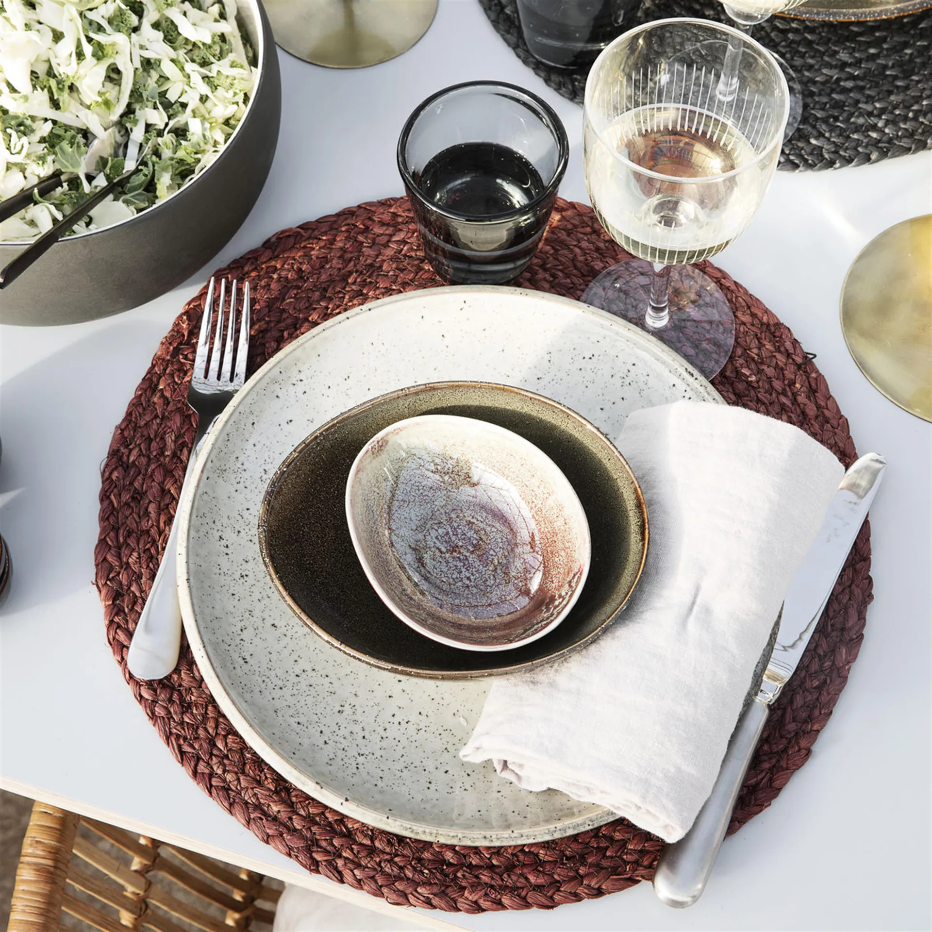 Talerz Lake szary, 21,4 cm House Doctor