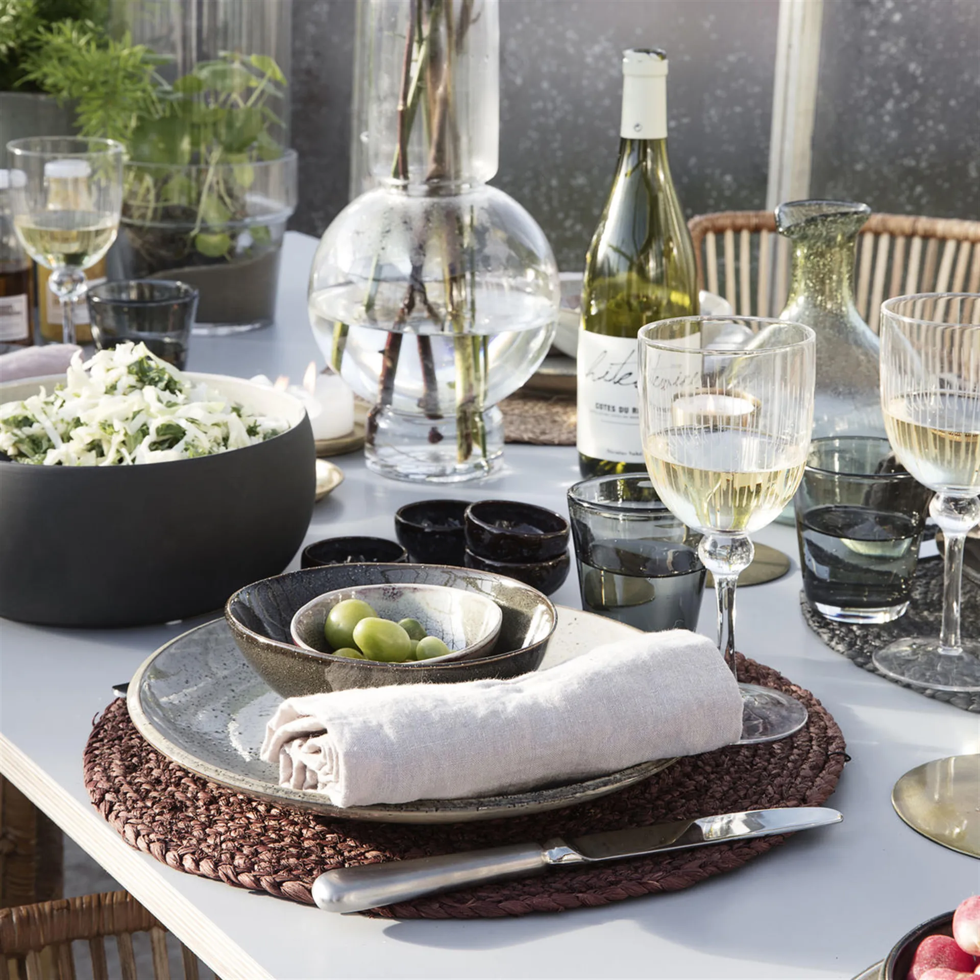 Talerz Lake szary, 27 cm House Doctor