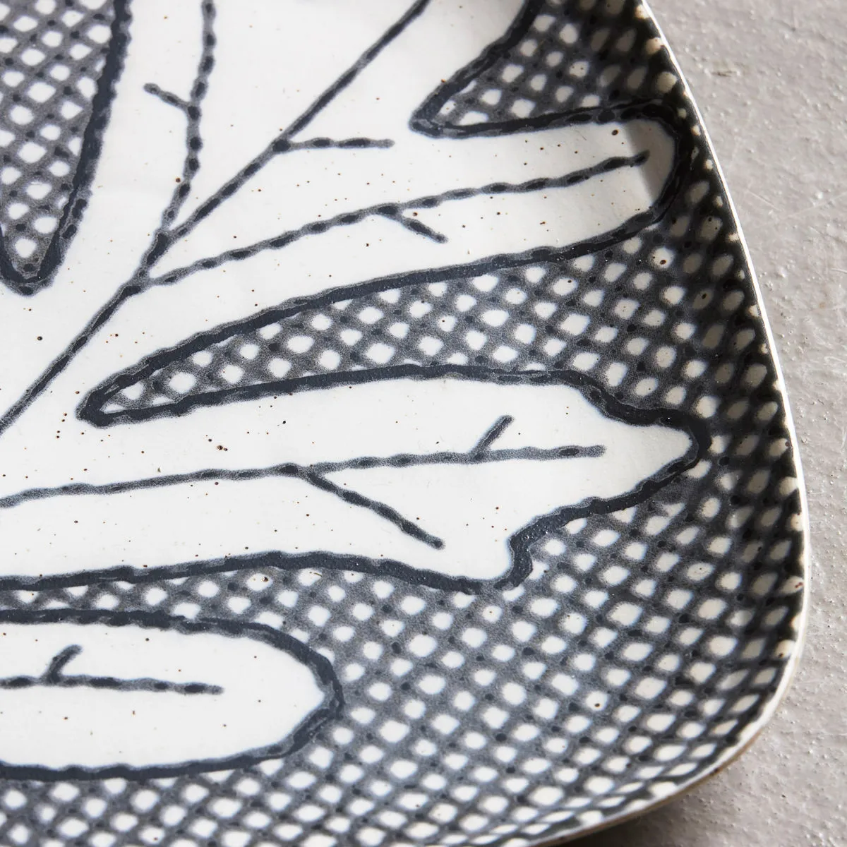 Talerz Oak 21,6 cm, Szaro-niebieski House Doctor