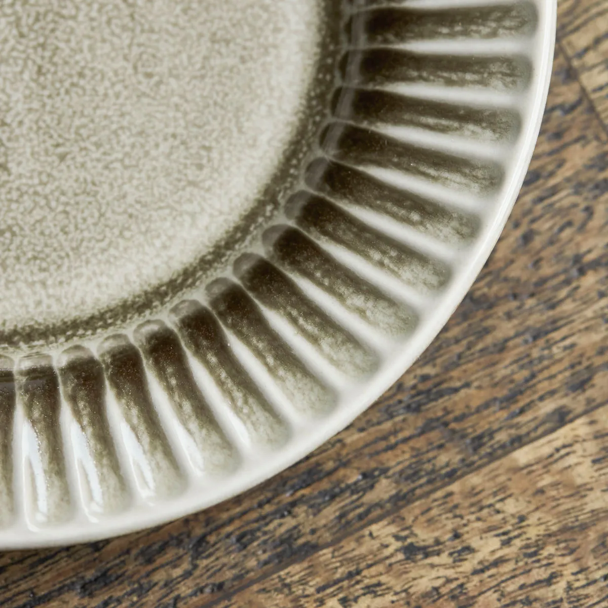 Talerz Pleat Ø16 cm, Szaro-brązowy House Doctor