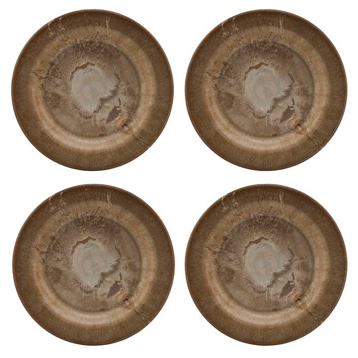 Talerz Serveur 18 cm 4-pak, Złoto House Doctor