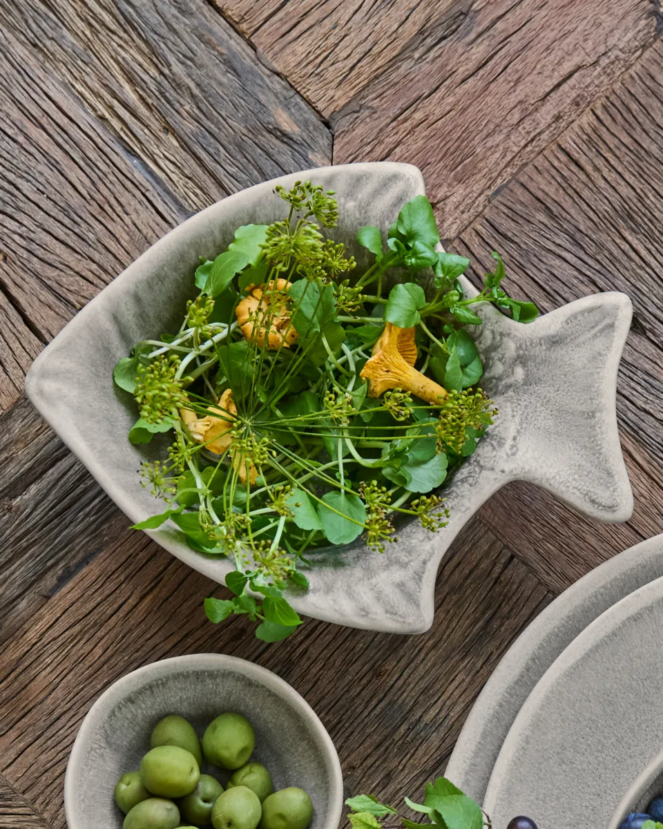 Talerz serwingowy Maki, Szary House Doctor