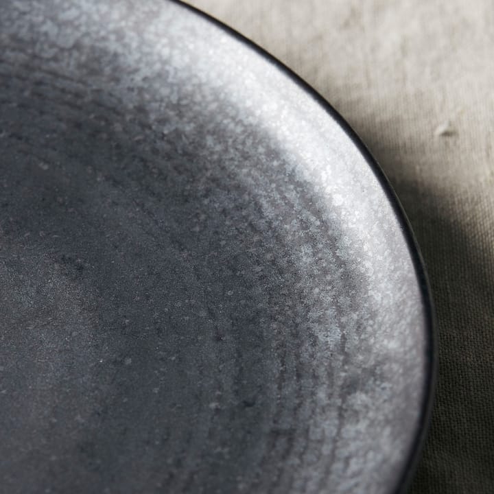 Talerz śniadaniowy Pion Ø21,5 cm, Czarno-brązowy House Doctor