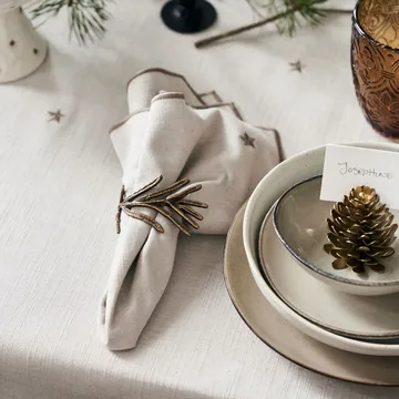 Twinkle serwetka materiałowa 40x40 cm 4-pack - Taupe - House Doctor