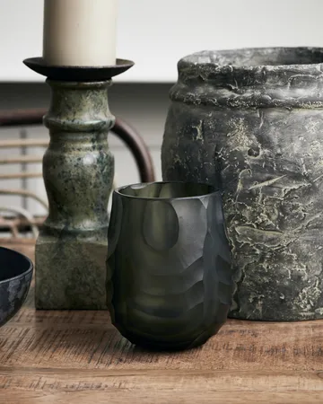 Uchwyt na tea light Jewel Ø12 cm - Zielony - House Doctor