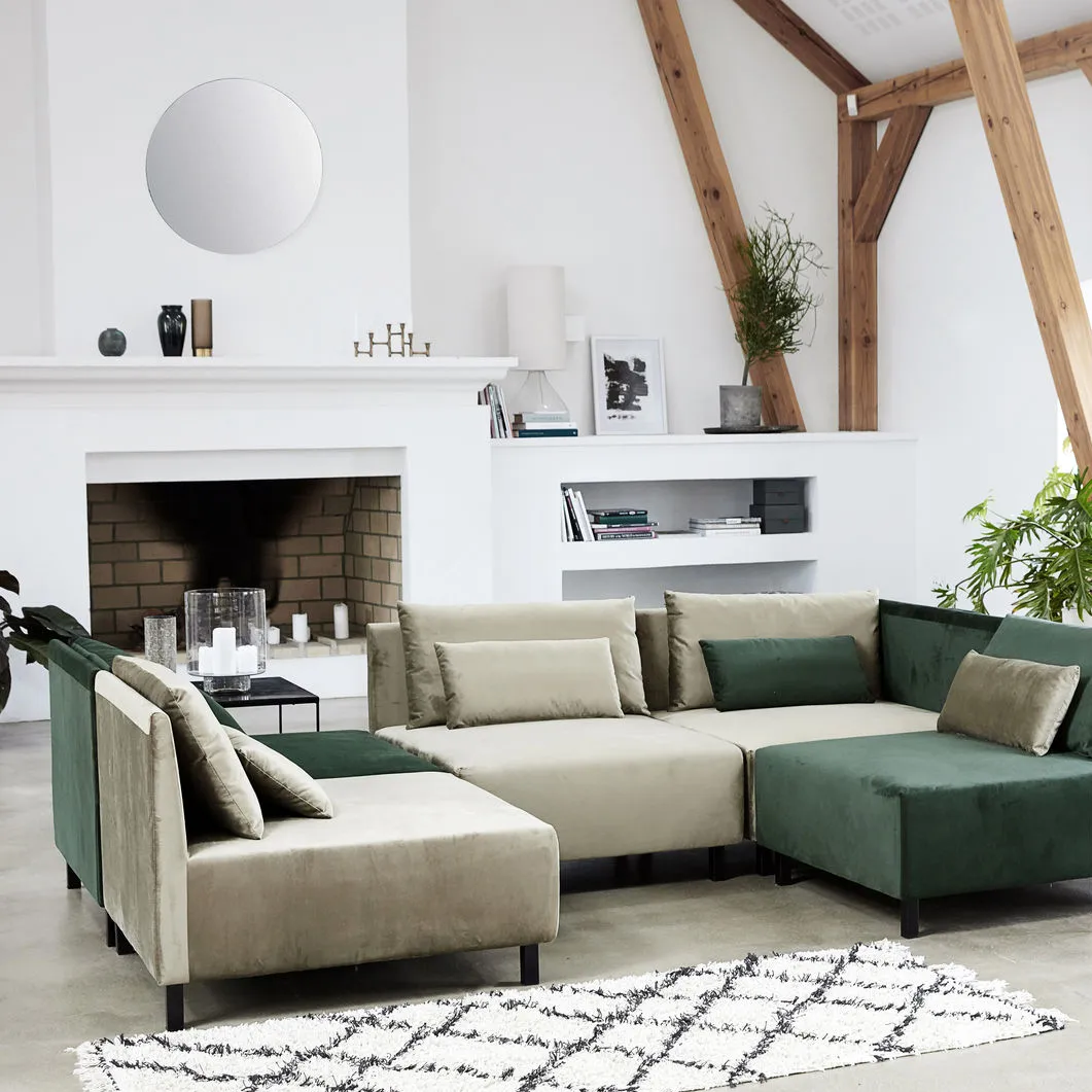 Walls Lustro Ø 80 cm, jasne House Doctor