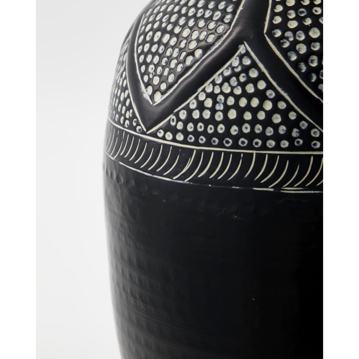 Wazon Bloss 38 cm, Czarny House Doctor