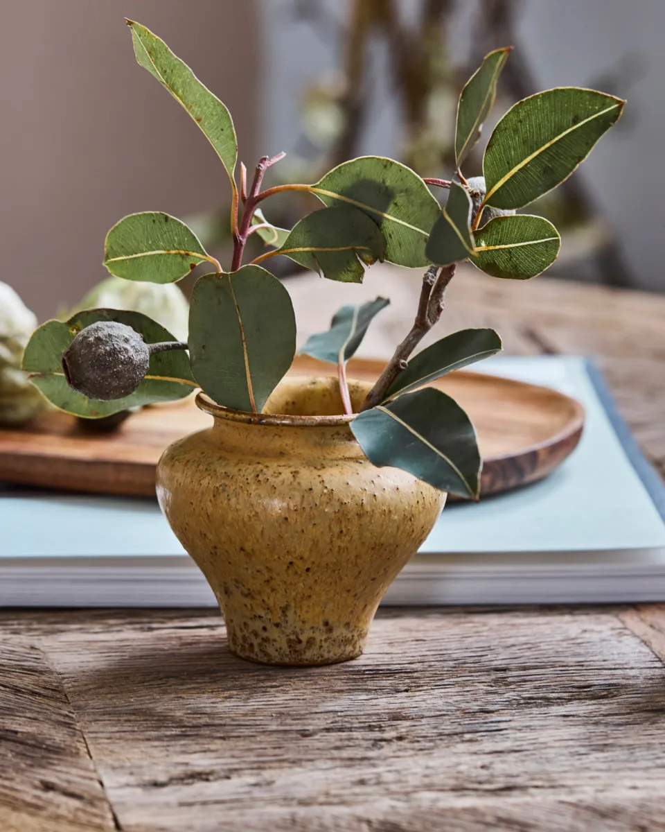 Wazon Kolo, Musztardowy, 8,5 cm House Doctor