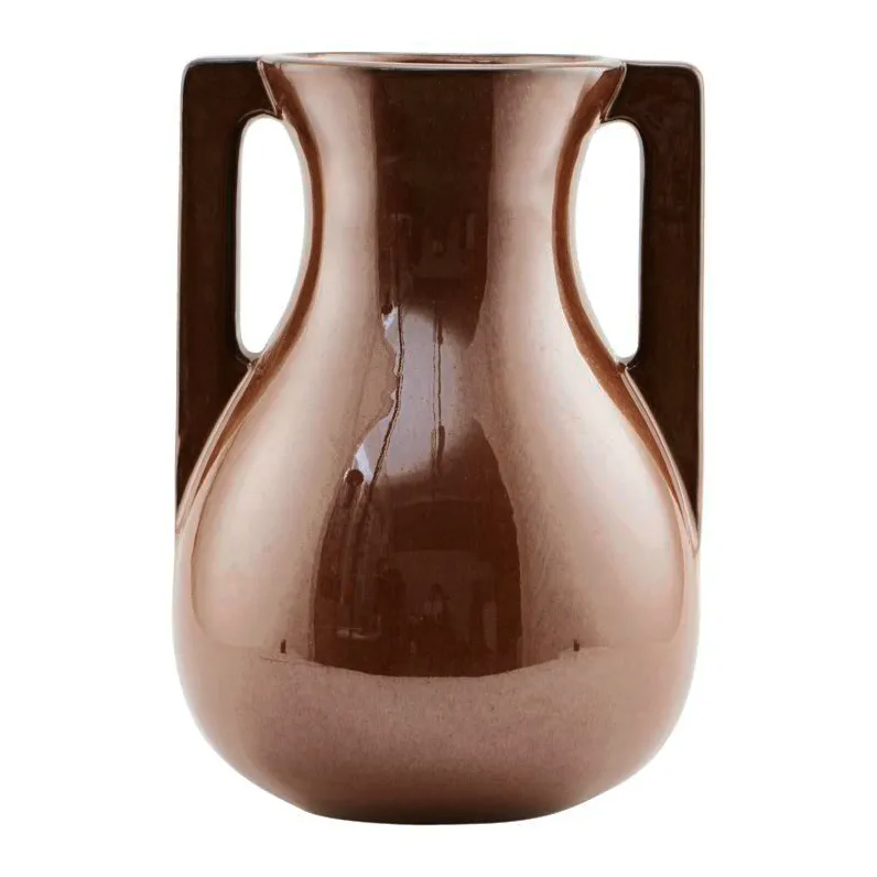 Wazon Mississippi 31 cm, Brązowy House Doctor