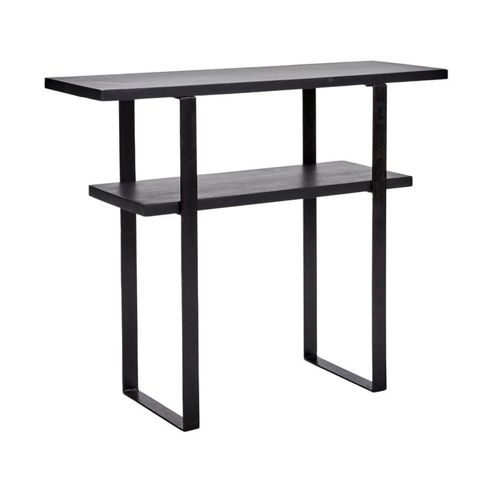 Woda stolik konsoli 90x30x75 cm, Czarny House Doctor