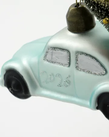 Zawieszka świąteczna Car - Jasnoniebieska, 2026 - House Doctor