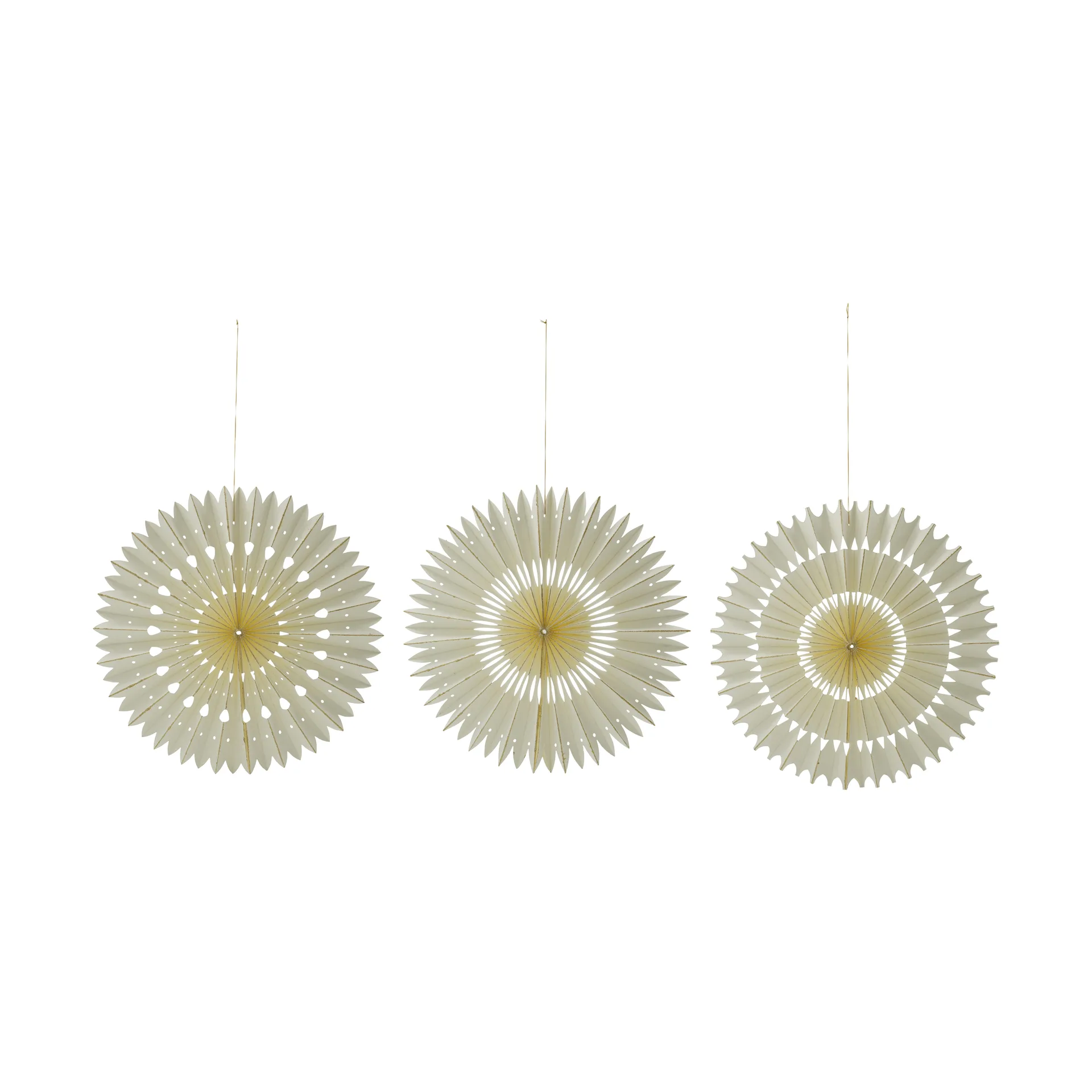 Zawieszka świąteczna Stelle, 3 szt., Off-White, Ø20 cm House Doctor