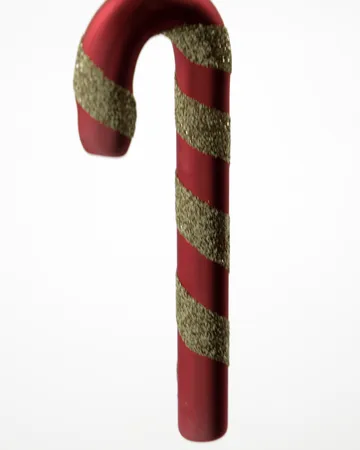 Zawieszka świąteczna Stick 4‑pak - Przygaszona czerwień - House Doctor